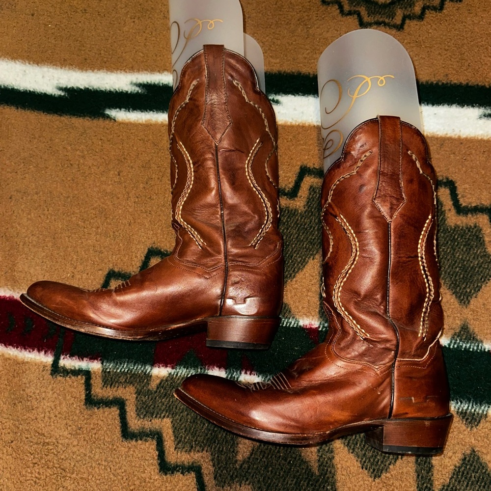 Vintage Dan Post cowboy boots